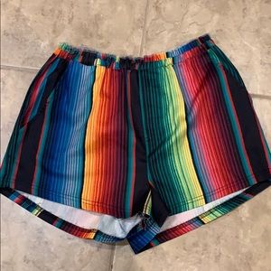 Crazy Train Serape Shorts